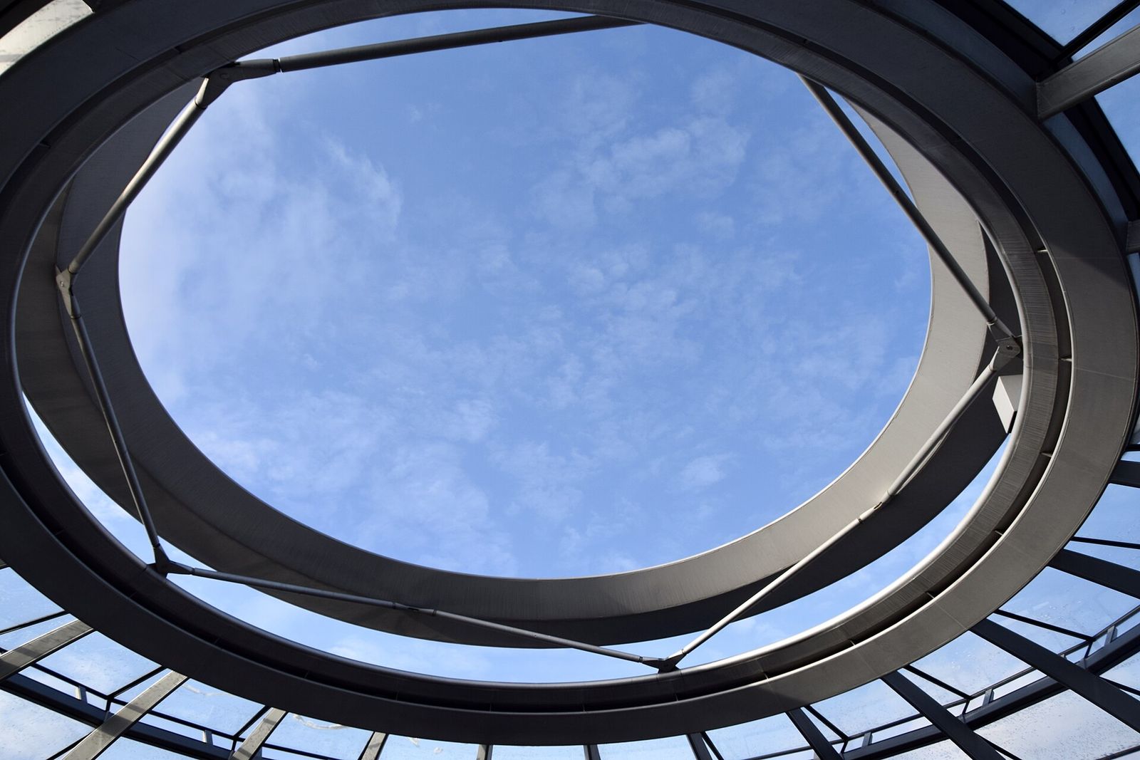 La coupole du Reichstag, œuvre de Norman Foster