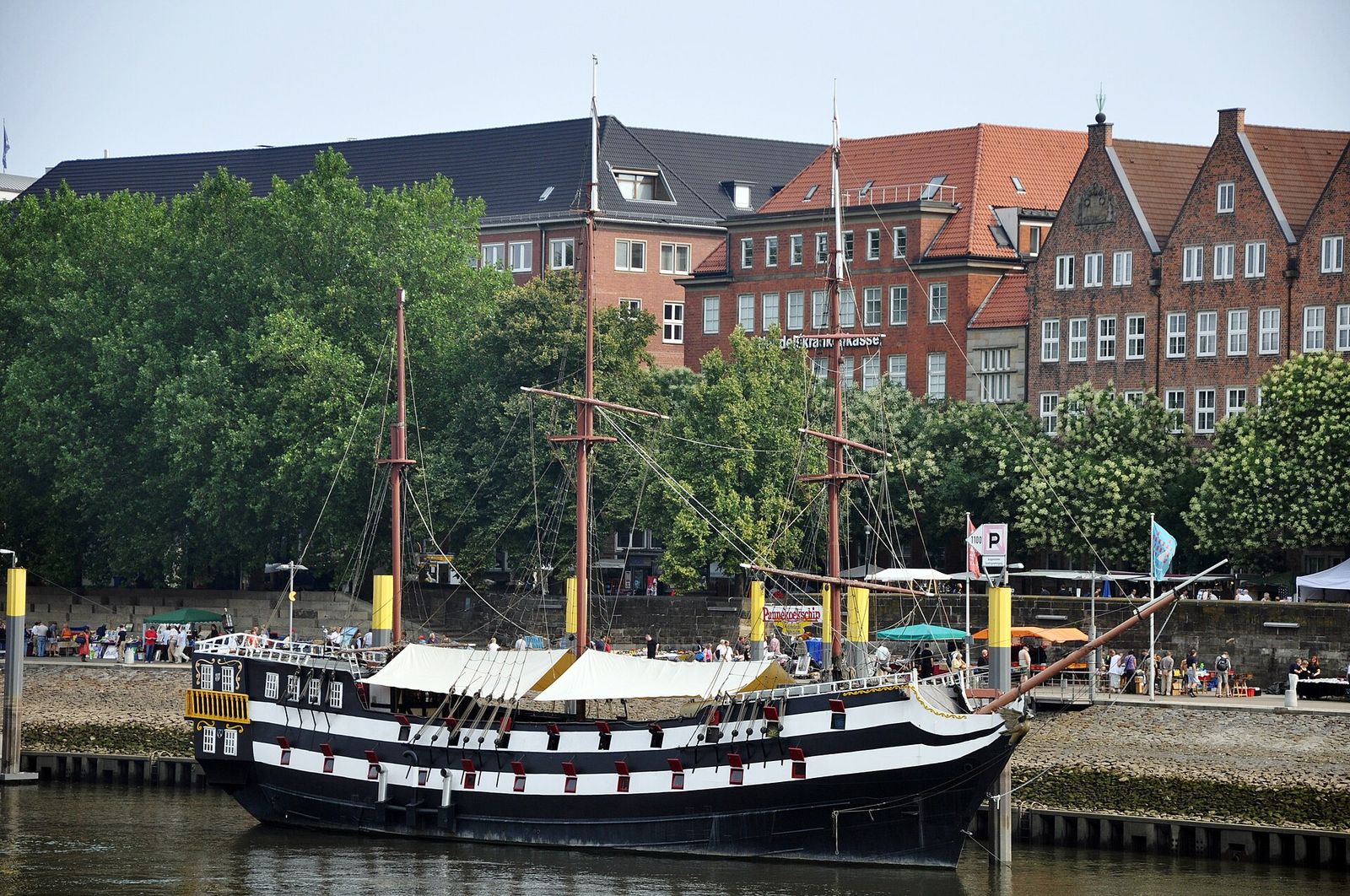 La Schlachte, promenade au bord de la Weser