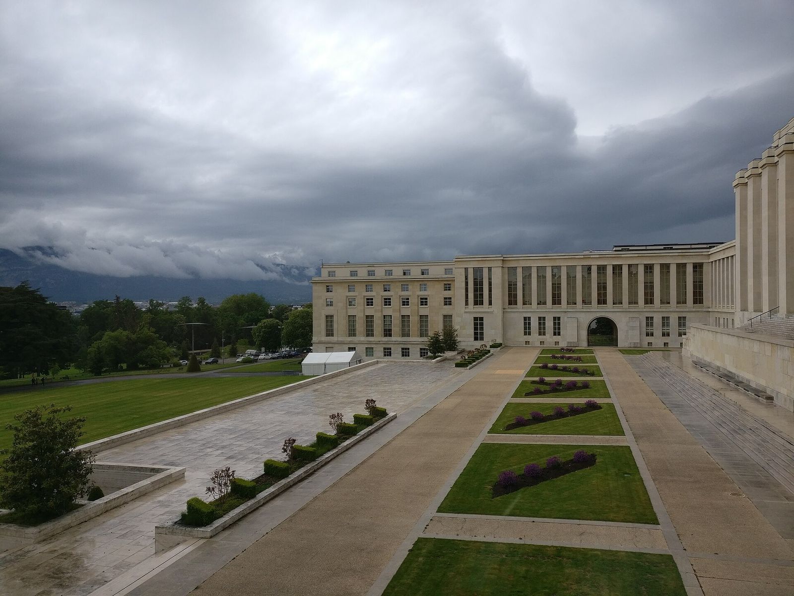 The Palace of Nations in Geneva