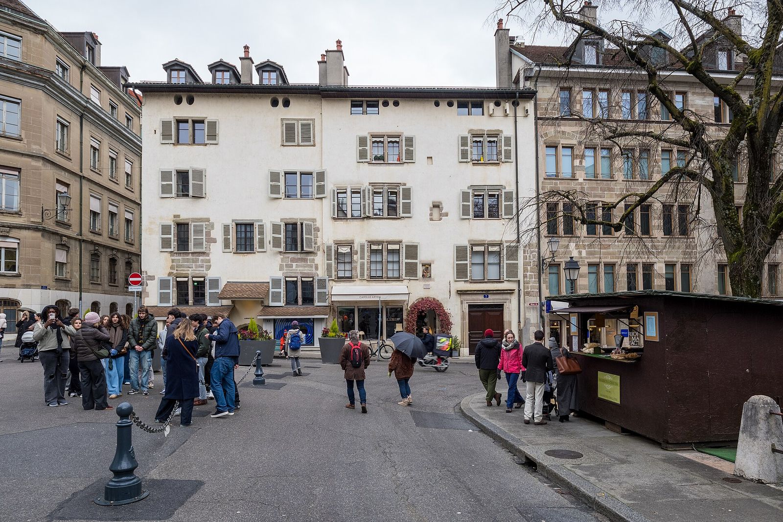 The Place du Bourg-de-Four in Geneva