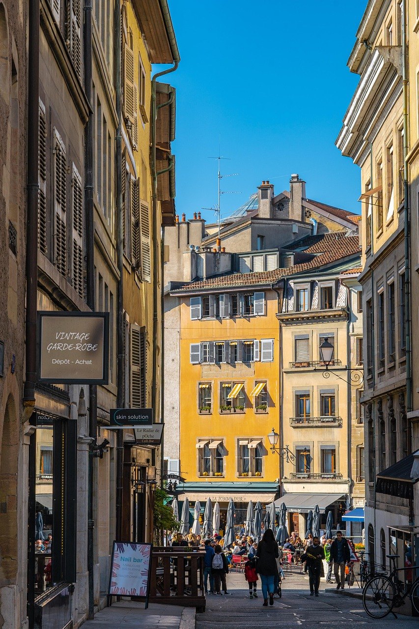 A street in Geneva's old town