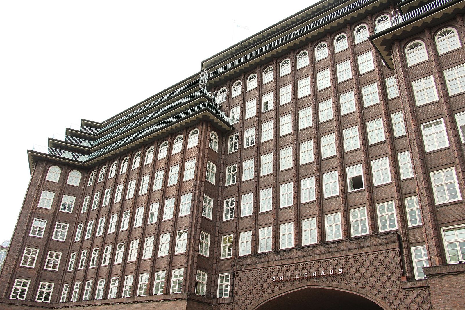 La Chilehaus, dans le quartier des maisons de négoce