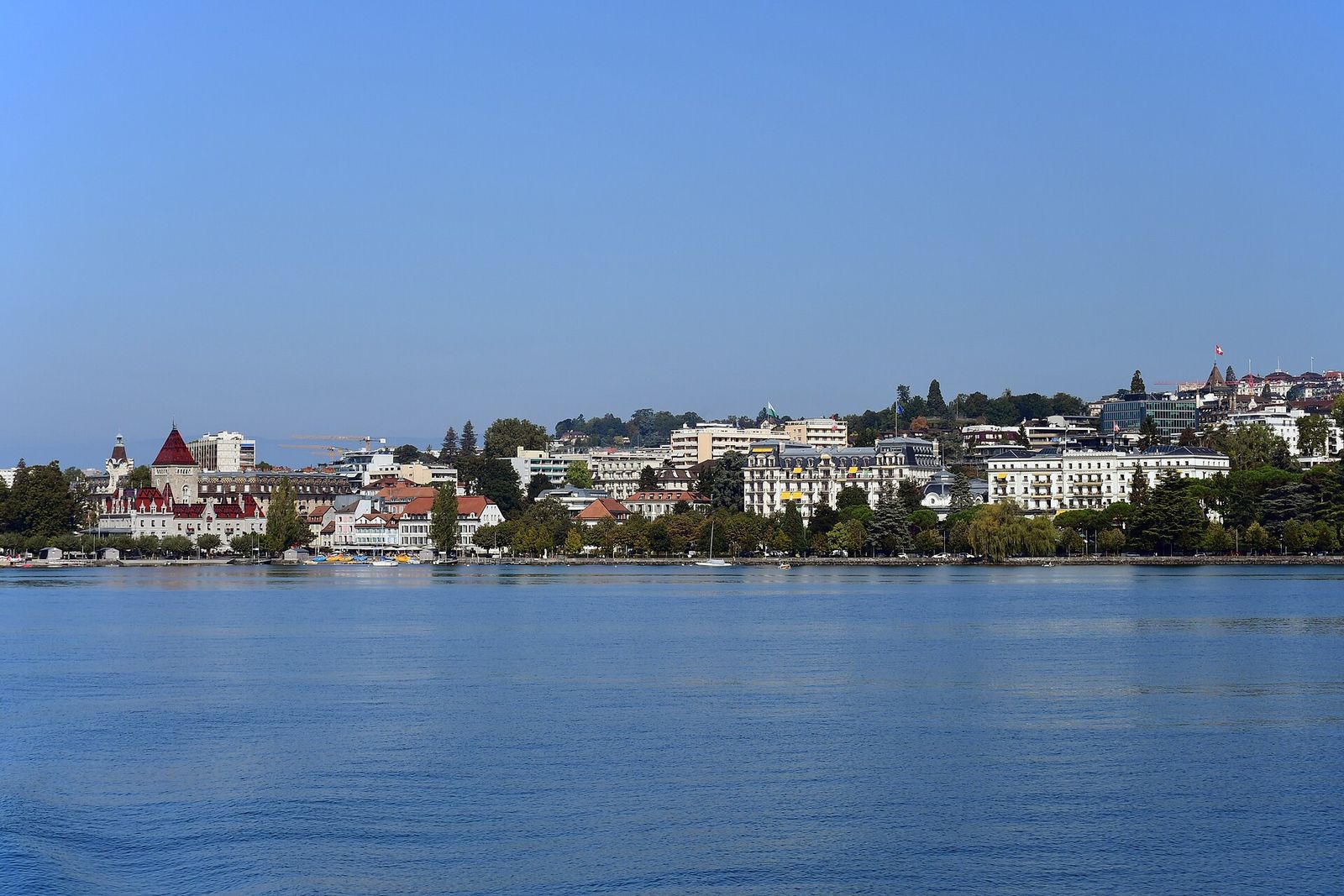 Ouchy, au bord du Léman, à Lausanne