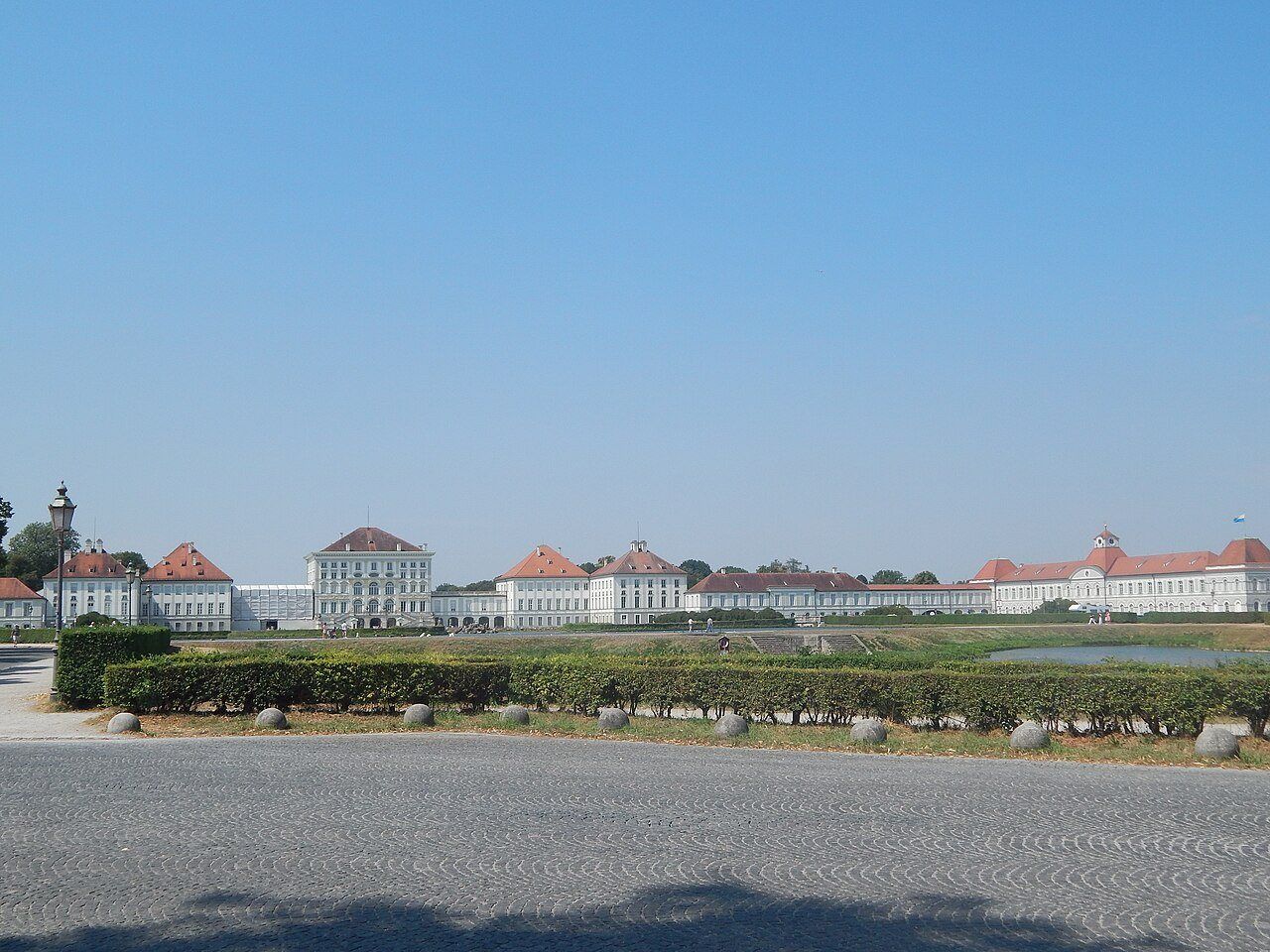 Schloss Nymphenburg vom Park aus